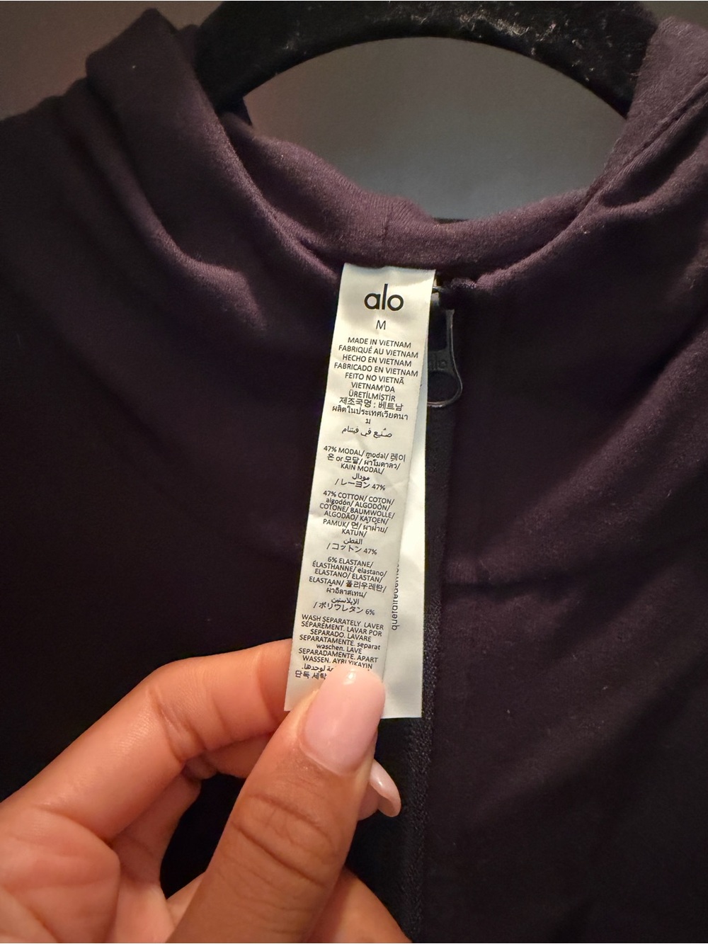 Alo Sway Full Zip Hoodie - Picture 2 of 6